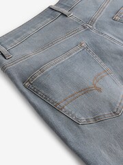 Light Grey Straight Fit Motion Flex Jeans - Image 9 of 11