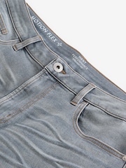 Light Grey Straight Fit Motion Flex Jeans - Image 10 of 11
