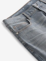 Light Grey Straight Fit Motion Flex Jeans - Image 8 of 11
