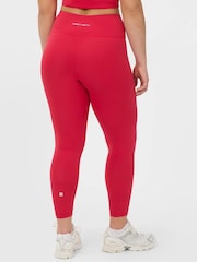 Sweaty Betty Red All Day 7/8 Wrap Waist Leggings - Image 3 of 6