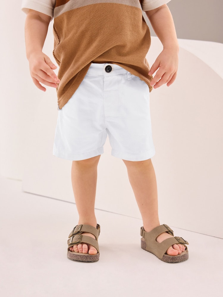 White Chinos Shorts (3mths-7yrs) - Image 1 of 7