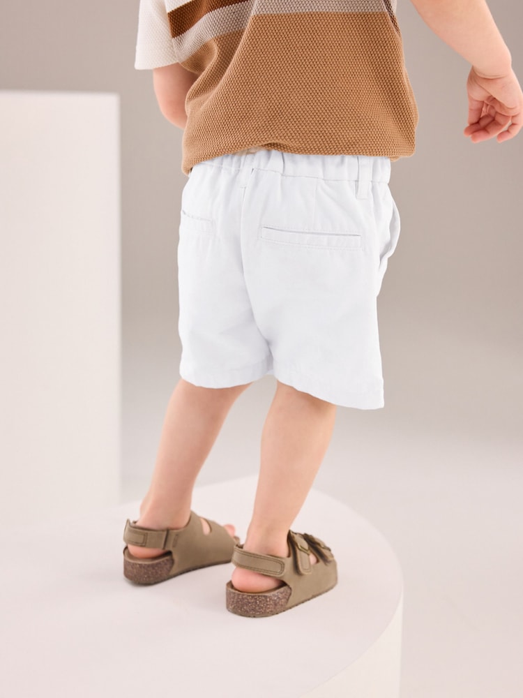 White Chinos Shorts (3mths-7yrs) - Image 2 of 7