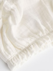 White 100% Cotton Baby Knickers 3 Pack (0mths-2yrs) - Image 5 of 6