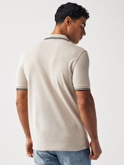Fred Perry Mens Twin Tipped 100% Cotton Polo Shirt - Image 3 of 7