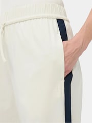 Sweaty Betty White Summer City Wide Leg Long Trousers with Side Stripe - Image 5 of 6
