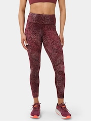 Sweaty Betty Red Dot Terrain Print 7/8 Length Power Workout Leggings - Image 2 of 6