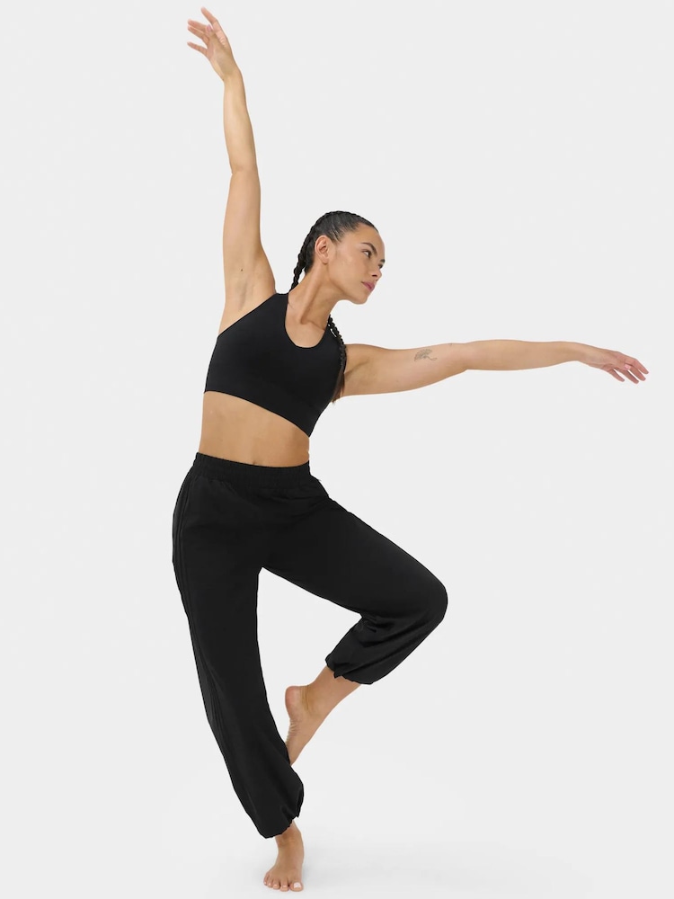 Sweaty Betty Black Studio Trousers - Image 1 of 6 Sweaty Betty Black Studio Trousers - Image 1 of 6