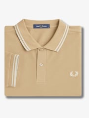Fred Perry Mens Twin Tipped 100% Cotton Polo Shirt - Image 7 of 7