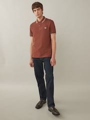 Fred Perry Mens Twin Tipped Polo Shirt - Image 4 of 7