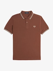 Fred Perry Mens Twin Tipped Polo Shirt - Image 5 of 7