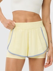 Sweaty Betty Yellow Get Set 2-in-1 Multi-Train Short - Image 4 of 5