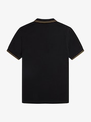 Fred Perry Mens Twin Tipped 100% Cotton Polo Shirt - Image 6 of 8