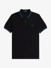 Fred Perry Mens Twin Tipped 100% Cotton Polo Shirt - Image 5 of 7