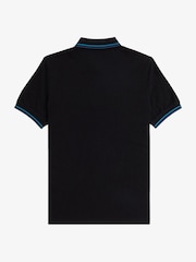 Fred Perry Mens Twin Tipped 100% Cotton Polo Shirt - Image 6 of 7