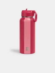 Sweaty Betty Pink Keep It Chill Straw Water Bottle 950ml Printed - Image 1 of 4