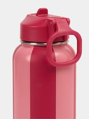 Sweaty Betty Pink Keep It Chill Straw Water Bottle 950ml Printed - Image 3 of 4