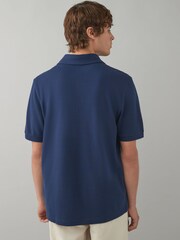 Fred Perry Relaxed Fit Trophy Collar 100% Cotton Polo Shirt - Image 2 of 6