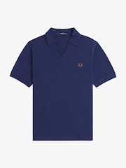 Fred Perry Relaxed Fit Trophy Collar 100% Cotton Polo Shirt - Image 5 of 6