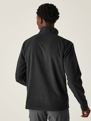 Regatta Black Mens Thompson Lightweight Half Zip Fleece - Image 2 of 6
