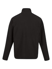 Regatta Black Mens Thompson Lightweight Half Zip Fleece - Image 6 of 6