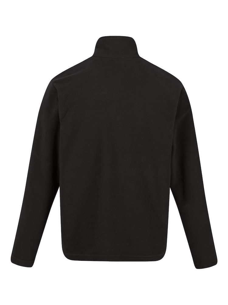 Regatta Black Mens Thompson Lightweight Half Zip Fleece - Image 6 of 6