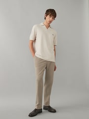 Fred Perry Relaxed Fit Trophy Collar 100% Cotton Polo Shirt - Image 2 of 6