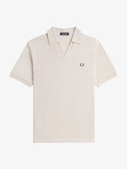 Fred Perry Relaxed Fit Trophy Collar 100% Cotton Polo Shirt - Image 5 of 6