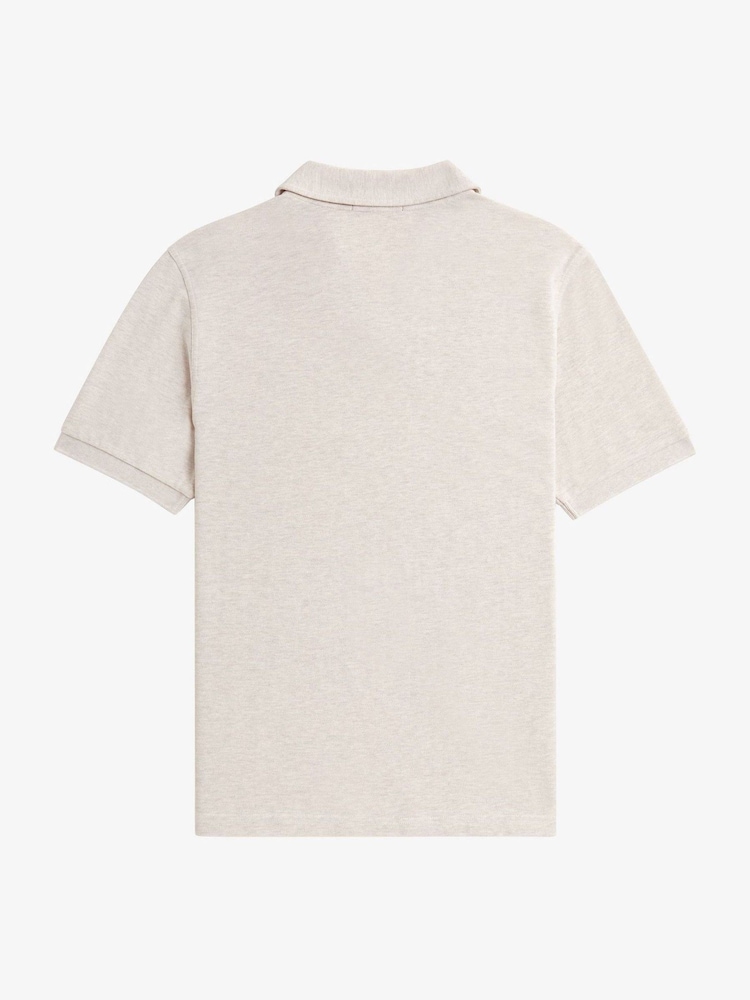 Fred Perry Relaxed Fit Trophy Collar 100% Cotton Polo Shirt - Image 6 of 6