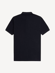 Fred Perry Navy Ombre Stripe 100% Cotton Polo Shirt - Image 5 of 5