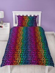 Character Purple Rainbow High Single Duvet Set - Image 2 of 2