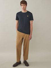 Fred Perry Twin Tipped Logo 100% Cotton T-Shirt - Image 3 of 6