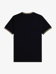 Fred Perry Twin Tipped Logo 100% Cotton T-Shirt - Image 6 of 6