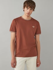 Fred Perry Twin Tipped Logo T-Shirt - Image 1 of 6