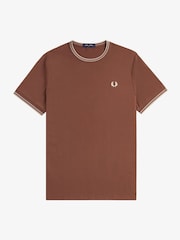 Fred Perry Twin Tipped Logo T-Shirt - Image 5 of 6