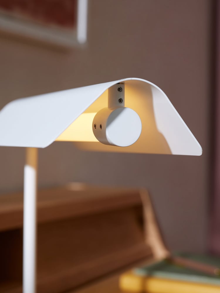 MADE.COM White Ellis Table Lamp - Image 2 of 3