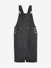 Black Denim Maxi Pinafore Dress (3-16yrs) - Image 4 of 6