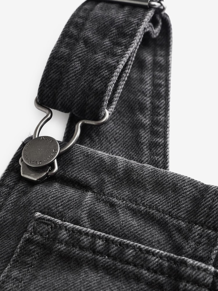 Black Denim Maxi Pinafore Dress (3-16yrs) - Image 6 of 6