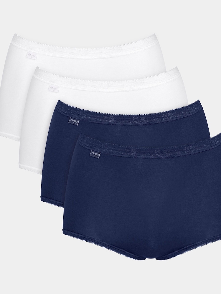 Sloggi Basic+ Maxi Knickers 4 Pack - Image 1 of 5