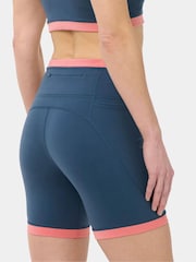 Sweaty Betty Blue Power Colourblock 6" Shorts - Image 3 of 5