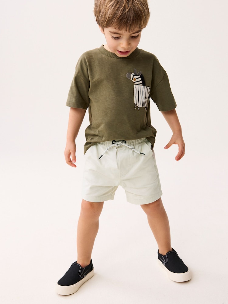 Ecru Pull-On Shorts (3mths-7yrs) - Image 2 of 7