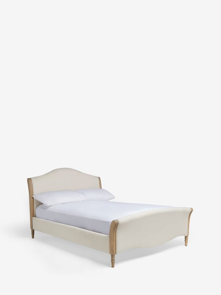 Laura Ashley Natural Sarsden Wooden And Upholstery Bed - Image 3 of 3
