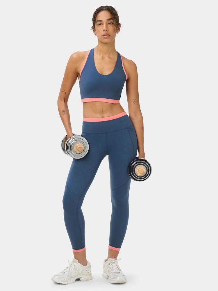 Sweaty Betty Blue Power Colourblock Workout Leggings - Image 2 of 6 Sweaty Betty Blue Power Colourblock Workout Leggings - Image 2 of 6