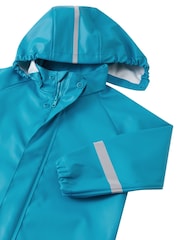 Reima Blue Waterproof Raincoat Lampi - Image 3 of 4
