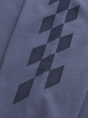 Hollister Blue Crew Neck Long Sleeve T-Shirt - Image 4 of 4