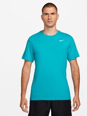 Nike Light Blue Dri-FIT Training T-Shirt - Image 1 of 4