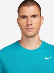 Nike Light Blue Dri-FIT Training T-Shirt - Image 3 of 4