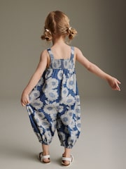 Denim - Overall mit Sonnenblumenmuster (3 Monate – 7 Jahre) - Bild 4 von 10