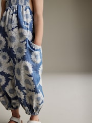 Denim - Overall mit Sonnenblumenmuster (3 Monate – 7 Jahre) - Bild 6 von 10