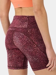 Sweaty Betty Red Printed 6" Inseam Power Workout Leggings - Image 3 of 6