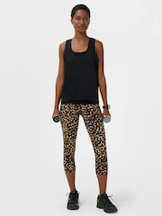 Sweaty Betty Brown Power Cropped Workout Leggings - Image 2 of 6